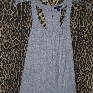 Washed blue tank top